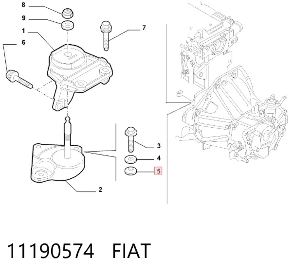  11190574 Fiat/Alfa/Lancia