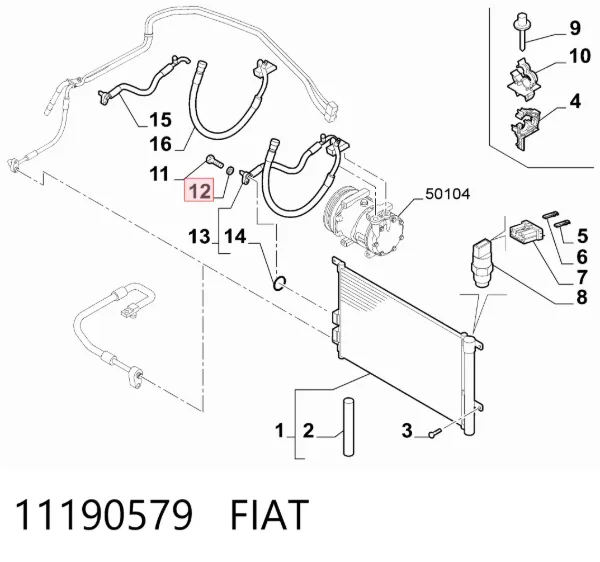  11190579 Fiat/Alfa/Lancia