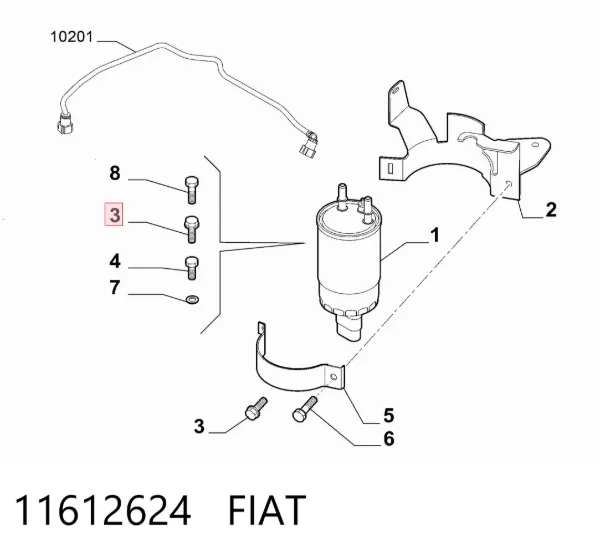  11612624 Fiat/Alfa/Lancia