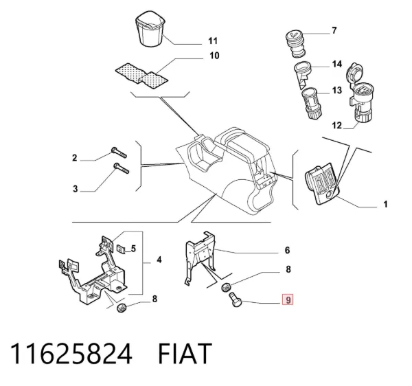  11625824 Fiat/Alfa/Lancia