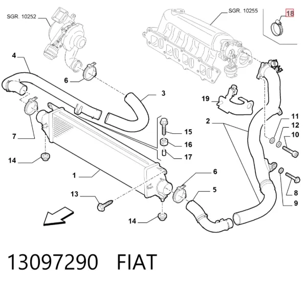  13097290 Fiat/Alfa/Lancia
