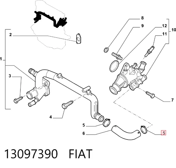  13097390 Fiat/Alfa/Lancia