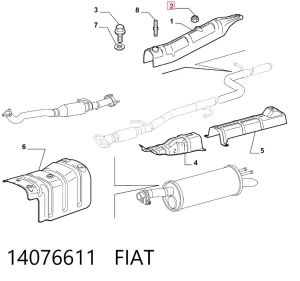  14076611 Fiat/Alfa/Lancia