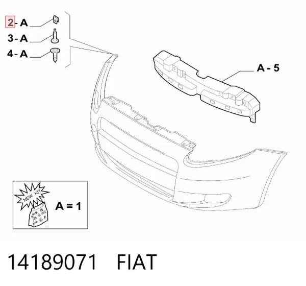  14189071 Fiat/Alfa/Lancia