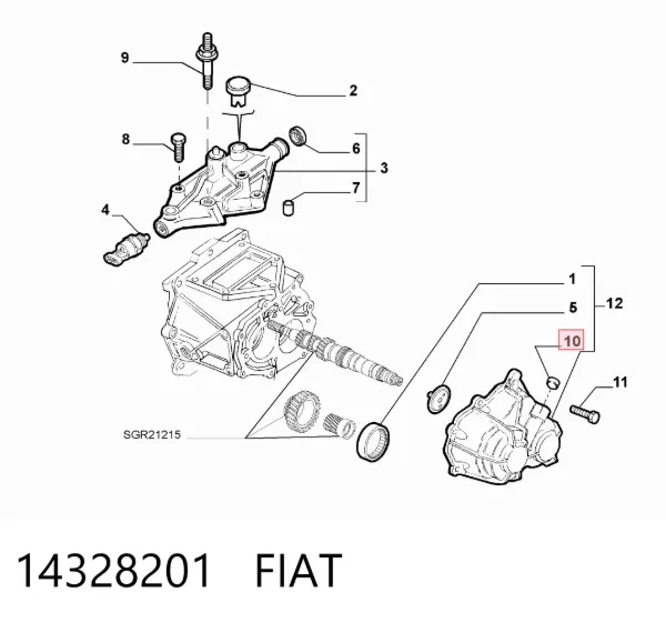  14328201 Fiat/Alfa/Lancia