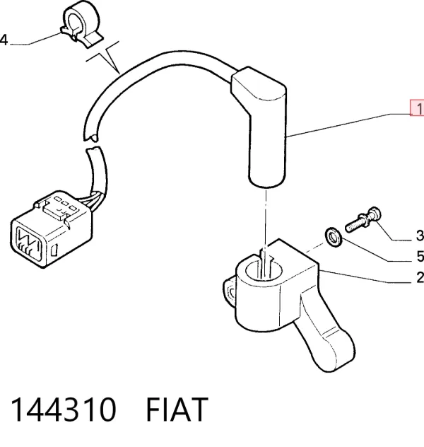Датчик коленвала 144310 Fiat/Alfa/Lancia