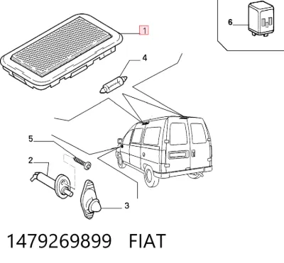 Регулятор яркости панели приборов FIAT 1479269899