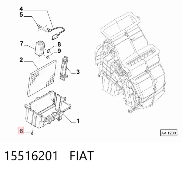  15516201 Fiat/Alfa/Lancia