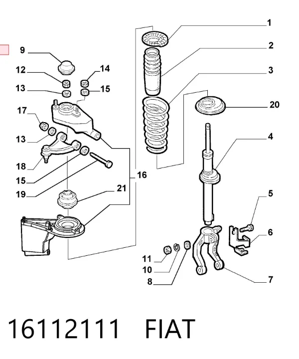  16112111 Fiat/Alfa/Lancia
