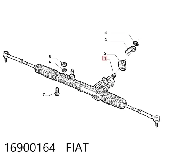 Рулевая рейка 16900164 Fiat/Alfa/Lancia