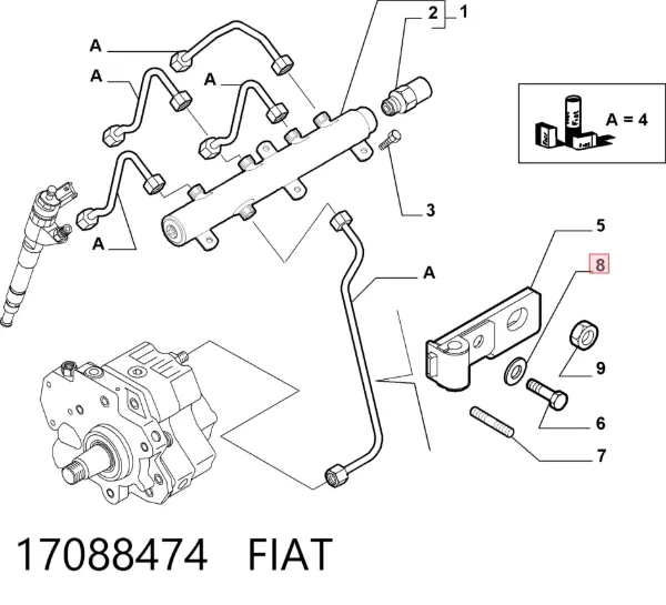  17088474 Fiat/Alfa/Lancia