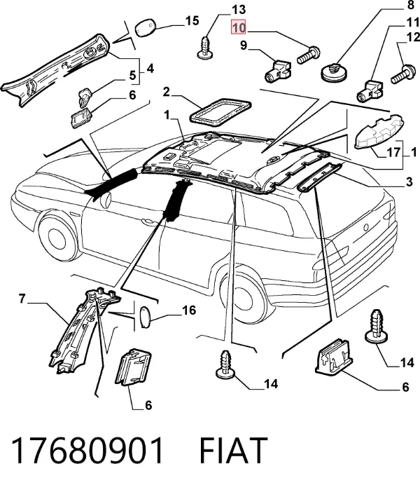  17680901 Fiat/Alfa/Lancia
