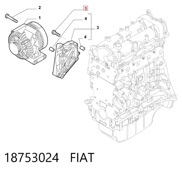  18753024 Fiat/Alfa/Lancia