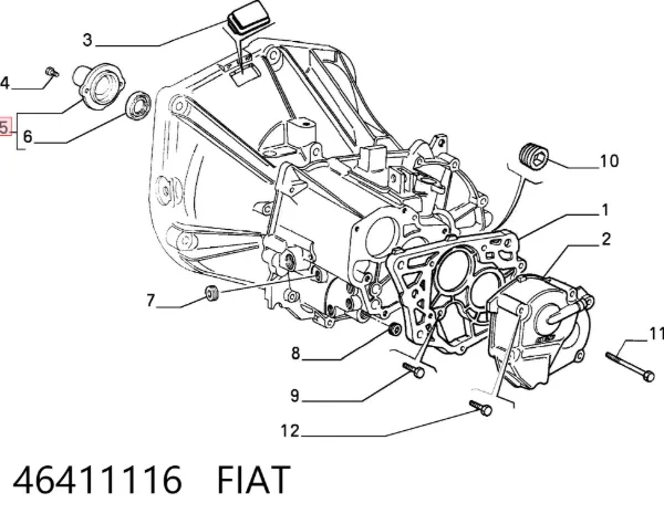  46411116 Fiat/Alfa/Lancia