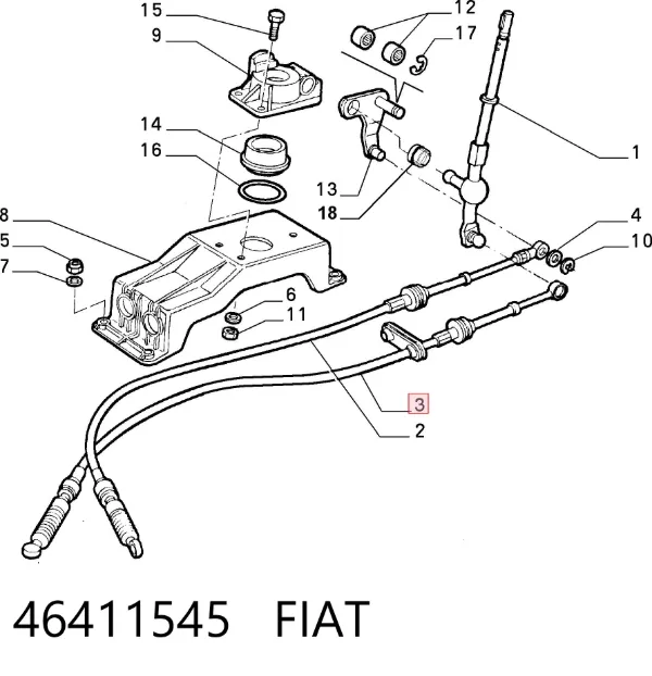  46411545 Fiat/Alfa/Lancia