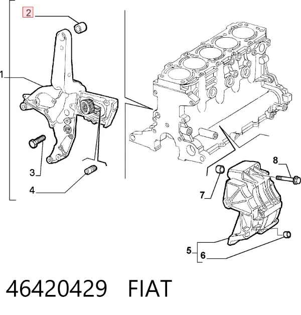 Рулевой наконечник 46420429 Fiat/Alfa/Lancia