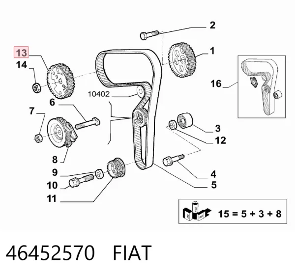  46452570 Fiat/Alfa/Lancia