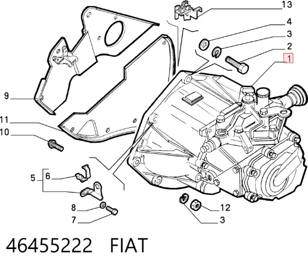 КПП Fiat Punto I
