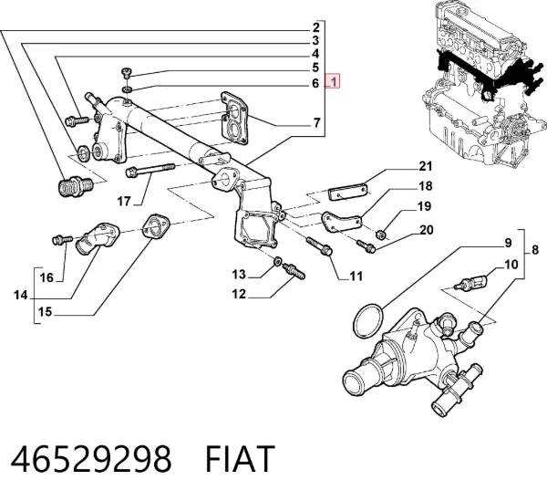  46529298 Fiat/Alfa/Lancia