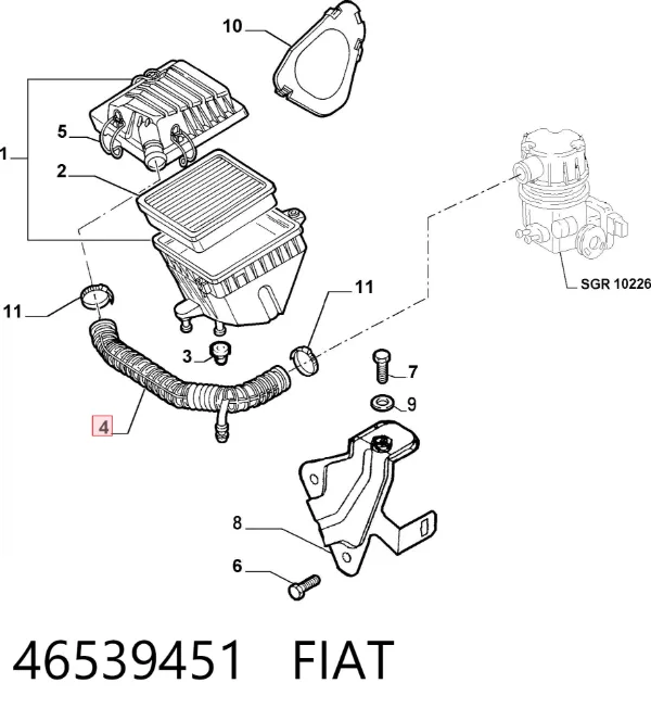  46539451 Fiat/Alfa/Lancia