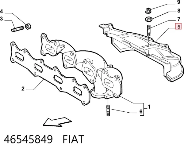  46545849 Fiat/Alfa/Lancia