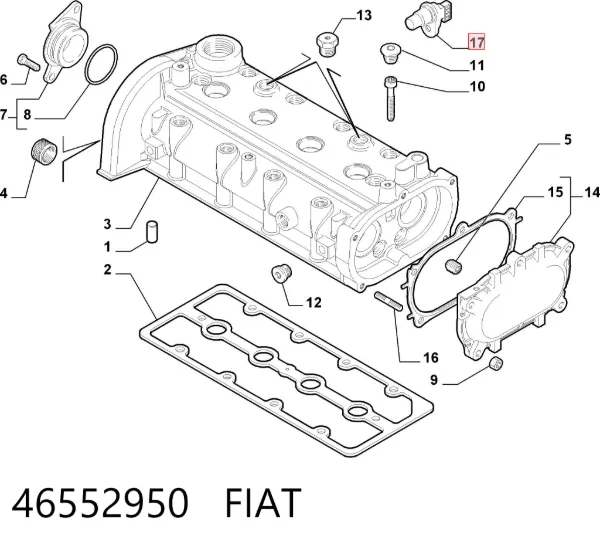 Датчик распредвала 46552950 Fiat/Alfa/Lancia