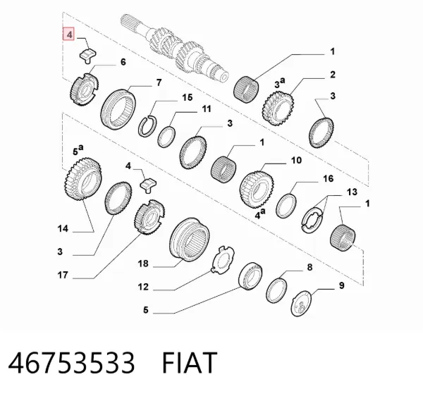  46753533 Fiat/Alfa/Lancia