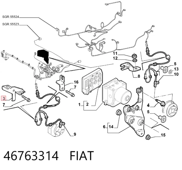  46763314 Fiat/Alfa/Lancia
