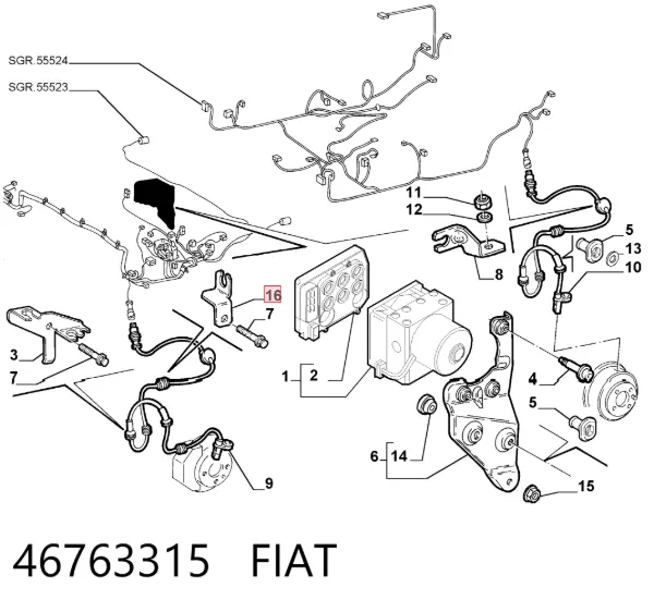  46763315 Fiat/Alfa/Lancia