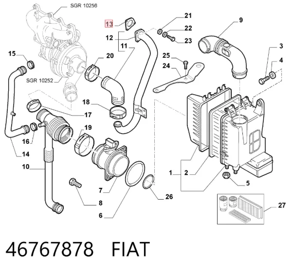 46767878 Fiat/Alfa/Lancia