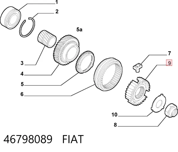  46798089 Fiat/Alfa/Lancia