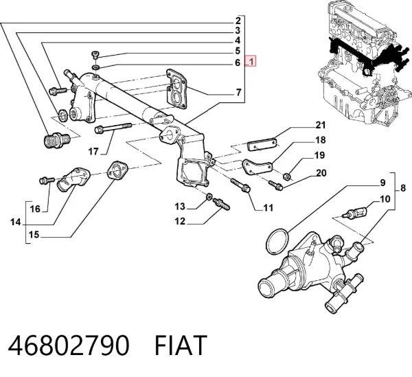  46802790 Fiat/Alfa/Lancia