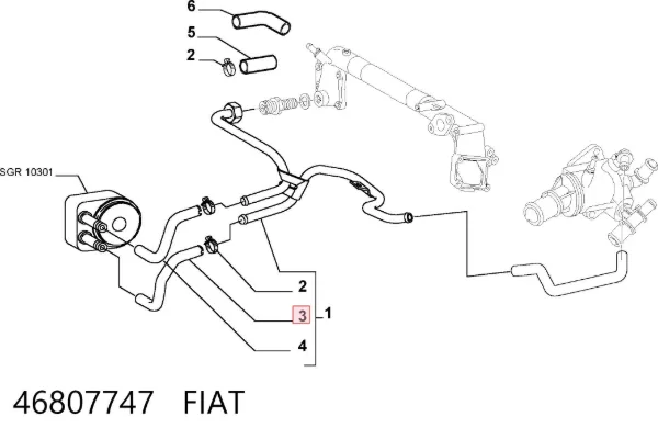  46807747 Fiat/Alfa/Lancia