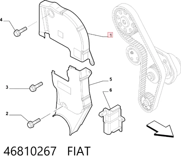  46810267 Fiat/Alfa/Lancia