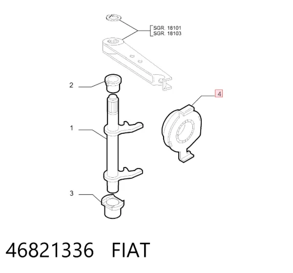 Выжимной подшипник 46821336 Fiat/Alfa/Lancia