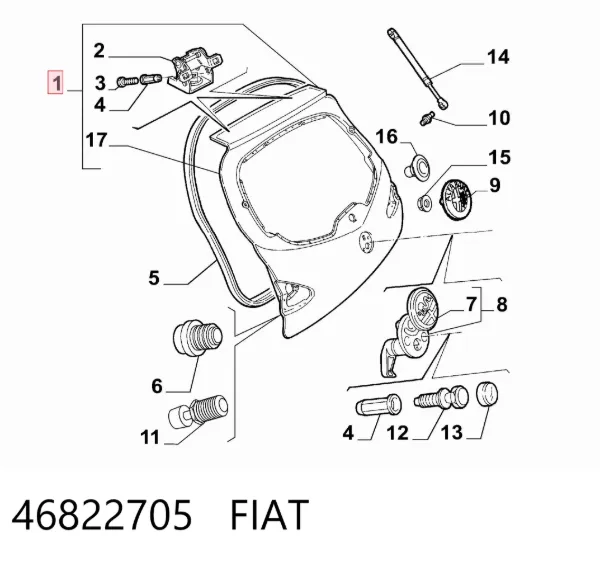 Ляда 46822705 Fiat/Alfa/Lancia