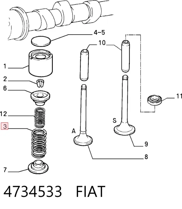  4734533 Fiat/Alfa/Lancia