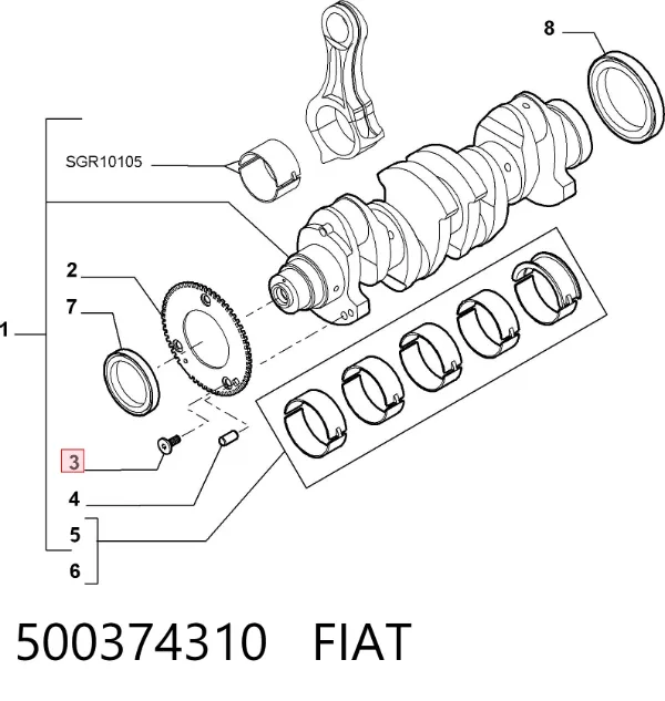  500374310 Fiat/Alfa/Lancia