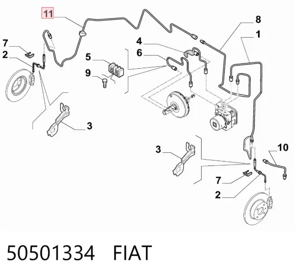 Компрессор кондиционера 50501334 Fiat/Alfa/Lancia