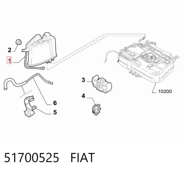  51700525 Fiat/Alfa/Lancia