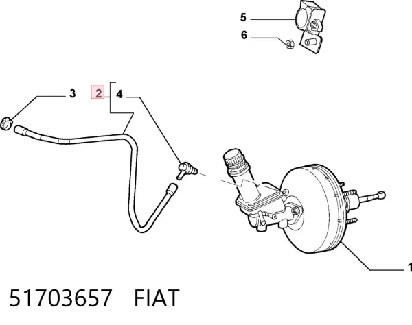  51703657 Fiat/Alfa/Lancia