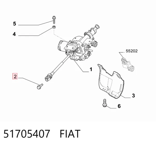  51705407 Fiat/Alfa/Lancia