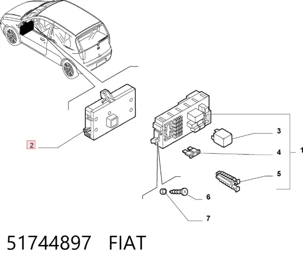  51744897 Fiat/Alfa/Lancia
