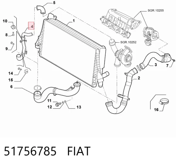  51756785 Fiat/Alfa/Lancia