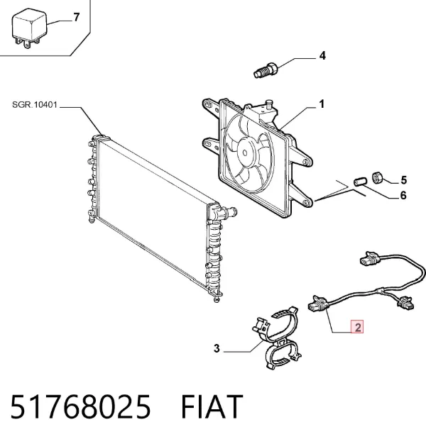  51768025 Fiat/Alfa/Lancia
