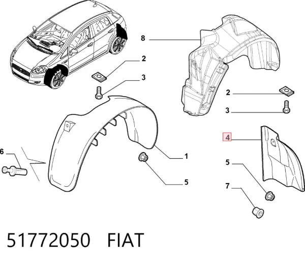  51772050 Fiat/Alfa/Lancia