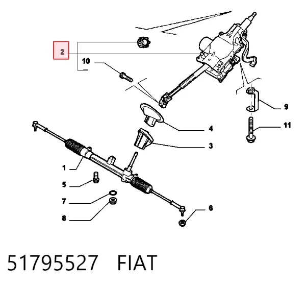Рулевая колонка 51795527 Fiat/Alfa/Lancia