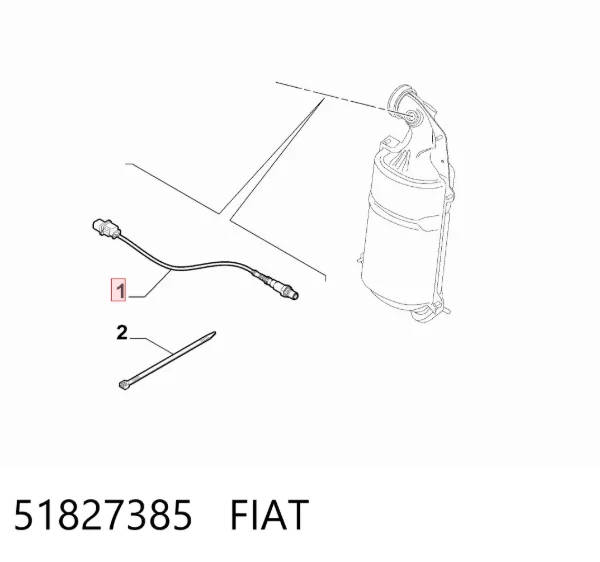 Лямбда зонд 51827385 Fiat/Alfa/Lancia