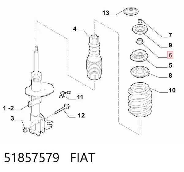  51857579 Fiat/Alfa/Lancia