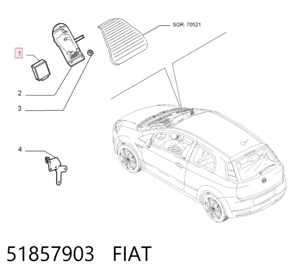  51857903 Fiat/Alfa/Lancia